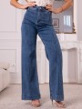 Spodnie JEANSY Wide Leg PRZESZYCIA MARIAM - Dark Blue