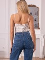 Spodnie JEANSY Wide Leg PRZESZYCIA MARIAM - Dark Blue