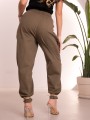 Spodnie OVERSIZE Casual Luźne FIORA - Khaki