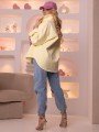 KOSZULA Jeans OVERSIZE Porządna SORIANA - Bananowy
