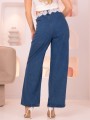 Spodnie JEANSY Wide Leg KORONKA MARITA - Navy