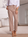 Eleganckie luźne Spodnie SANDRA - beż