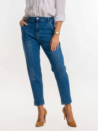 Spodnie z wysokim stanem - jeans