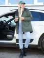 KURTKA Parka DWUSTRONNA EMI - Khaki z Czarnym