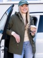KURTKA Parka LAMÓWKA Ściągacz ULLA - Khaki