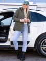 KURTKA Parka LAMÓWKA Ściągacz ULLA - Khaki