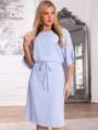 SUKIENKA Wiązanie MIDI Ściągacz AMANI - Baby blue
