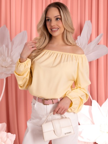 BLUZKA Hiszpanka MARSZCZENIA ELIRA - Sunny