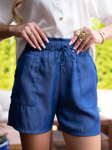 Spodenki SZORTY na gumce  NIA - jeans