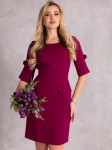 SUKIENKA Przeszycia RÓŻE Rozcięcia NYSSA - Amarant