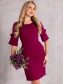 SUKIENKA Przeszycia RÓŻE Rozcięcia NYSSA - Amarant