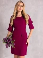 SUKIENKA Przeszycia RÓŻE Rozcięcia NYSSA - Amarant