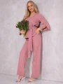 KOMPLET Elegancki WIĄZANIE Przeszycia CIRA - Blush