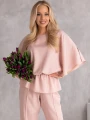KOMPLET Elegancki ŚCIĄGACZ Rozcięcia EVELIA - Puder