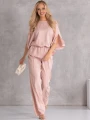 KOMPLET Elegancki ŚCIĄGACZ Rozcięcia EVELIA - Puder