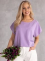 Bluzka kimono gładka - lila