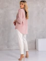 BLUZKA Wiązanie GUMKA na Rękawie ZOHRA - Puder