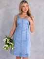 SUKIENKA ALA JEANS na ramiączkach SUMMER - blue
