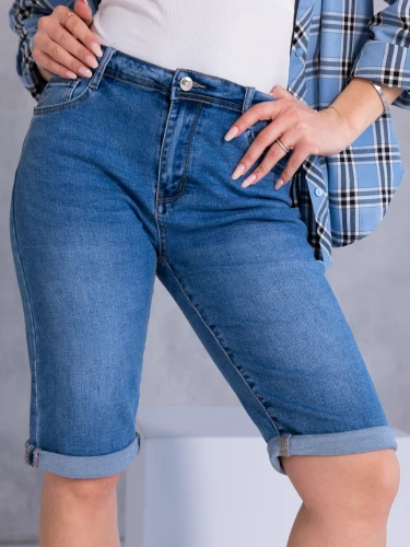 RYBACZKI modelujące PUSH-UP Jeansowe ENOLA - blue