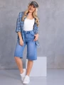 SPODENKI Jeansowe BERMUDY szerokie DITA - blue