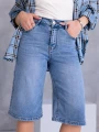 SPODENKI Jeansowe BERMUDY szerokie DITA - blue