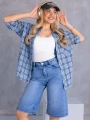 SPODENKI Jeansowe BERMUDY szerokie DITA - blue