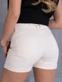 SPODENKI Jeansowe JEANS Podwijane MAILY - Ecru