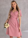 SUKIENKA Kopertowa WIĄZANIE Pasek MIREJA - Magnolia