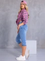 RYBACZKI Wyszczuplające PUSH-UP Jeansowe INDIRA - Blue