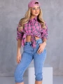 RYBACZKI Wyszczuplające PUSH-UP Jeansowe INDIRA - Blue