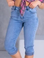 RYBACZKI Wyszczuplające PUSH-UP Jeansowe INDIRA - Blue
