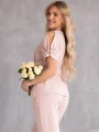 KOMPLET Wiązanie BUFIASTE Rękawy YANINA - ecru