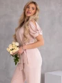 KOMPLET Wiązanie BUFIASTE Rękawy YANINA - ecru