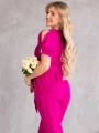 KOMPLET Wiązanie BUFIASTE Rękawy YANINA - fuksja