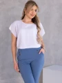 Spodnie GUZIKI Gumka Pas ALEXIS - jeans