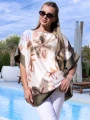 BLUZKA Kimono Pasuje na Rozmiary 2XL, 3XL, 4XL ARMIDA - green
