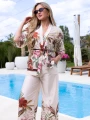 KOMPLET Kimono Pasuje na Rozmiary ANNELIE - Biel