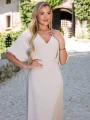 SUKIENKA Zakładki Pasuje na Rozmiary 36 38 40 ZOE - Beige
