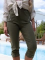 Spodnie RYBACZKI Przeszycia GUZIKI KLA-RA - Khaki