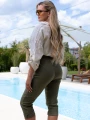 Spodnie RYBACZKI Przeszycia GUZIKI KLA-RA - Khaki