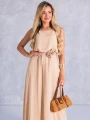 SUKIENKA Maxi RÓŻA Pasek CA-YA - Beige