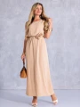 SUKIENKA Maxi RÓŻA Pasek CA-YA - Beige