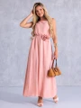 SUKIENKA Maxi RÓŻA Pasek CA-YA - Blush
