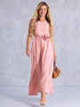 SUKIENKA Maxi RÓŻA Pasek CA-YA - Blush