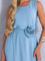SUKIENKA Maxi RÓŻA Pasek CA-YA - Baby Blue