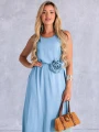 SUKIENKA Maxi RÓŻA Pasek CA-YA - Baby Blue