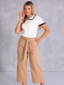 Spodnie rybaczki culloty - beige