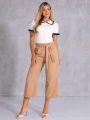Spodnie rybaczki culloty - beige