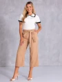 Spodnie rybaczki culloty - beige