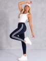 Spodnie dresowe legginsy - granatowe